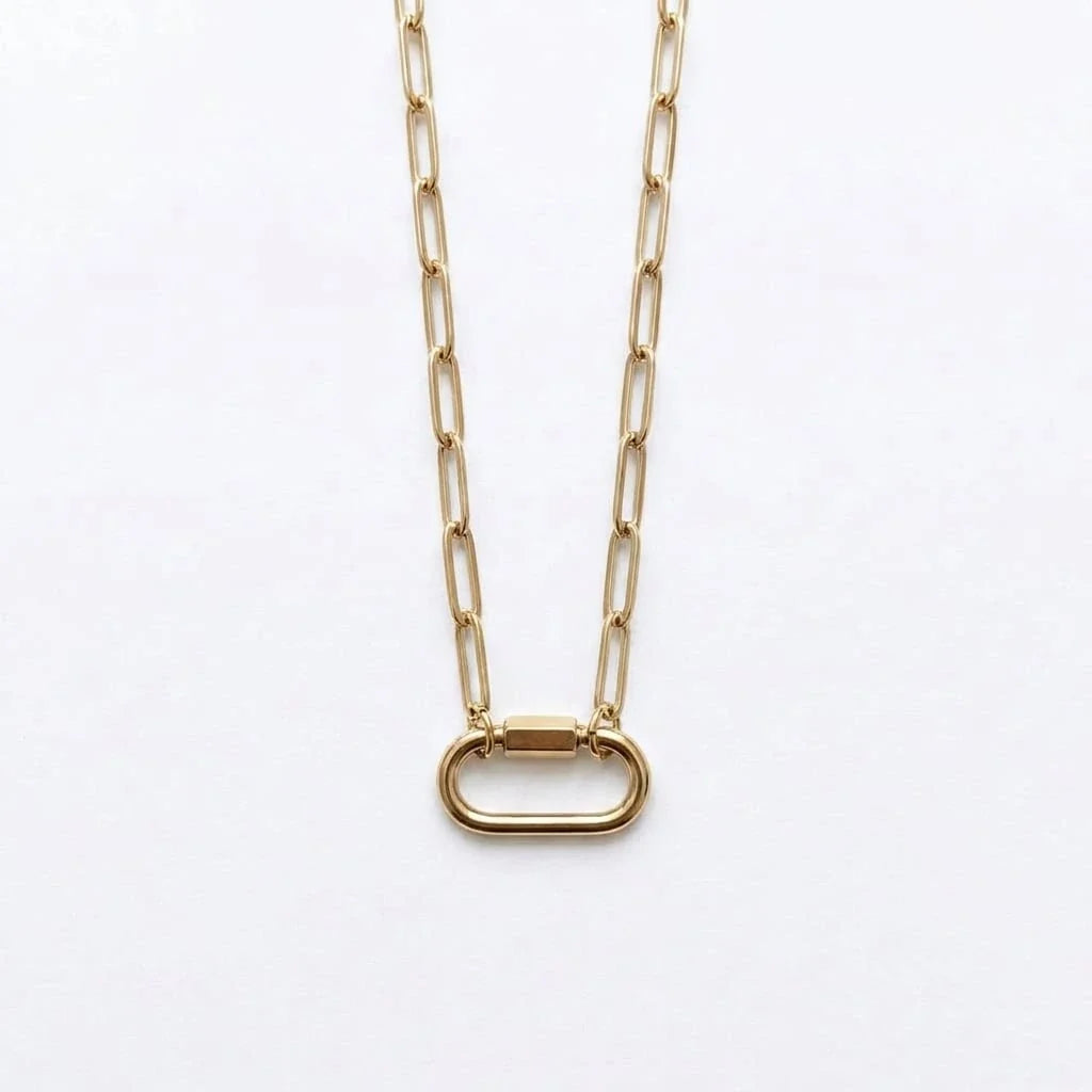 The Carabiner Chain necklace by Shukstack