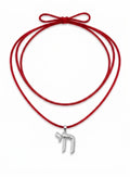 Silk Chai wrap necklace