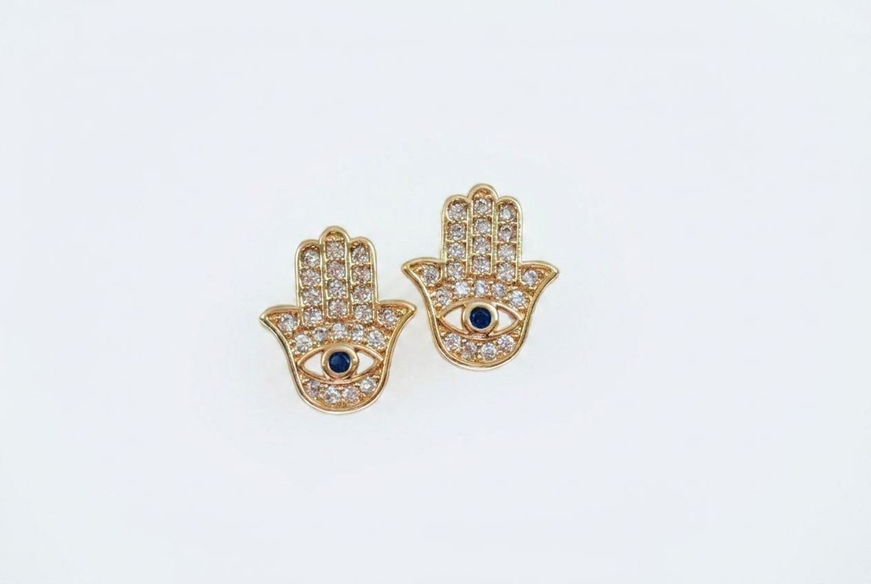 Evil eye studs