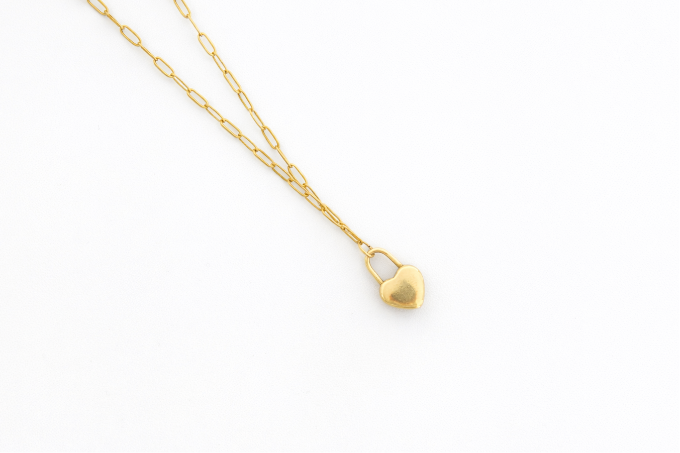 Heart locket necklace