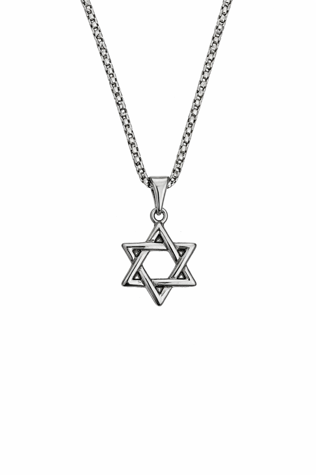 Silver unisex Magen David