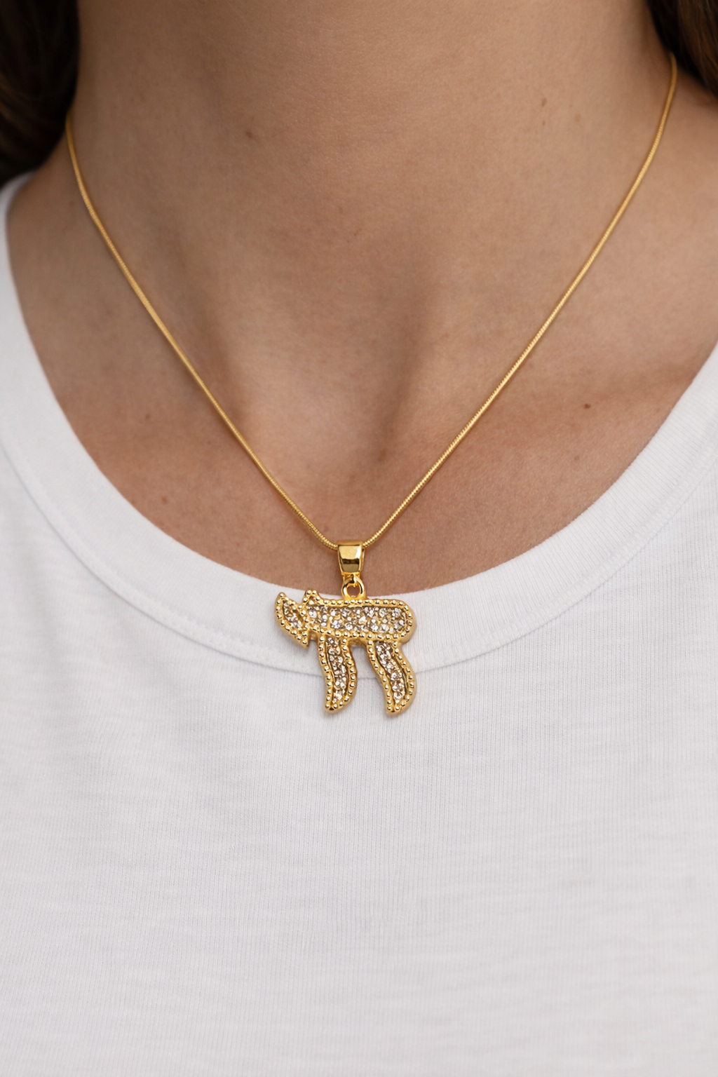 Chai pendent necklace