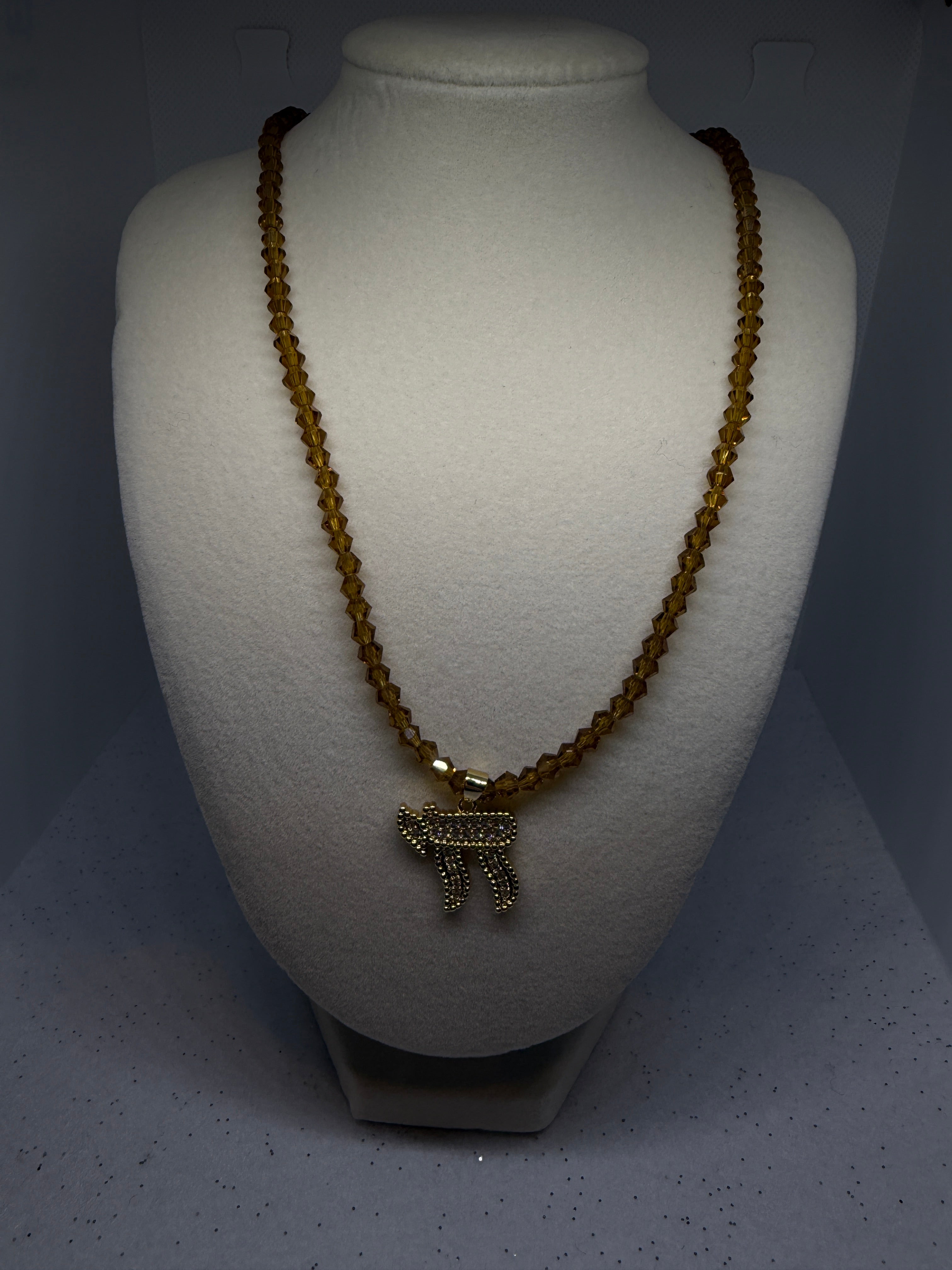 Beaded Chai necklace