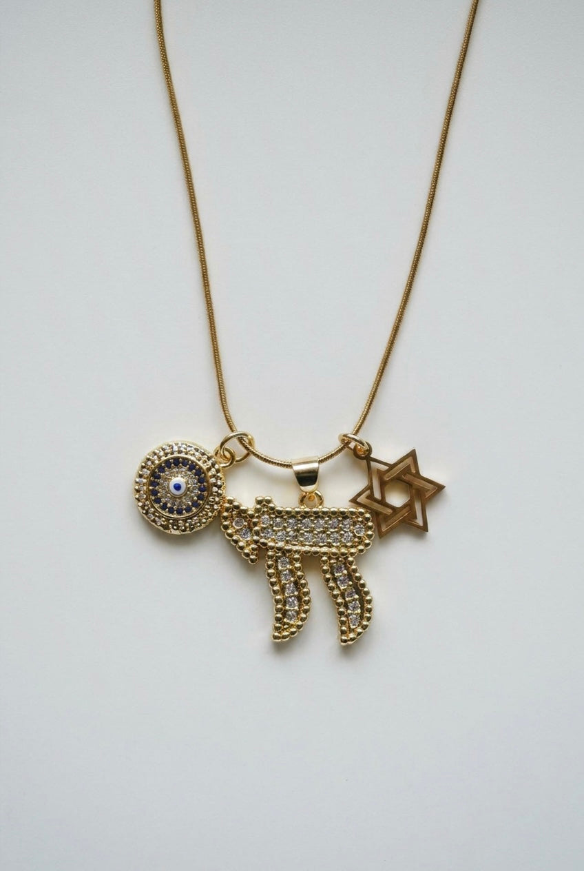 Jewish Charm necklace