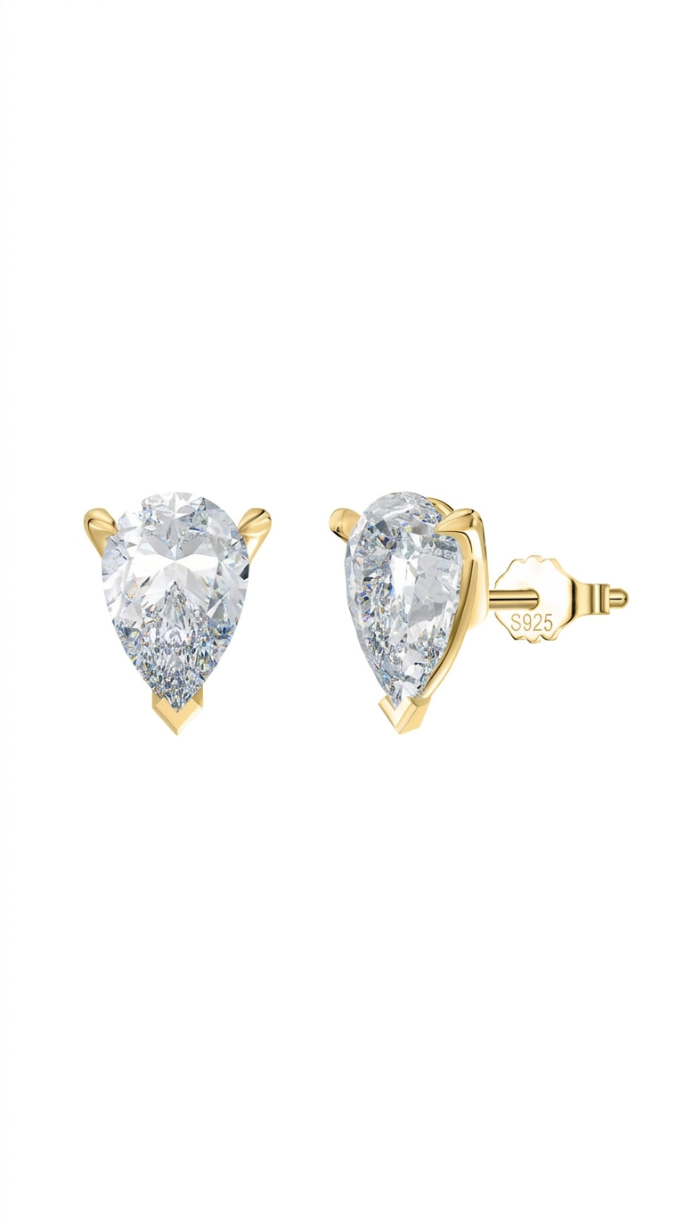 Pear Studs