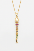Rainbow fish necklace