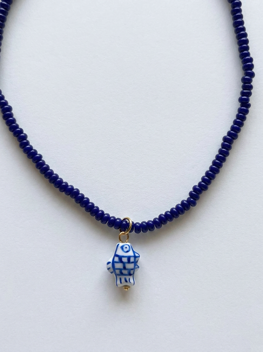 Tzfat Fish Necklace