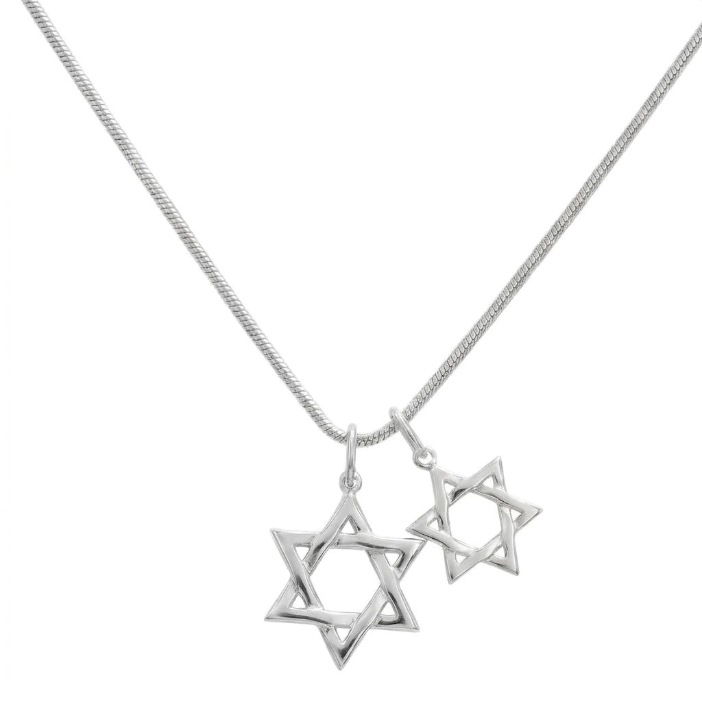 Double Magen David Necklace