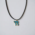 Blue Chai Cord Necklace
