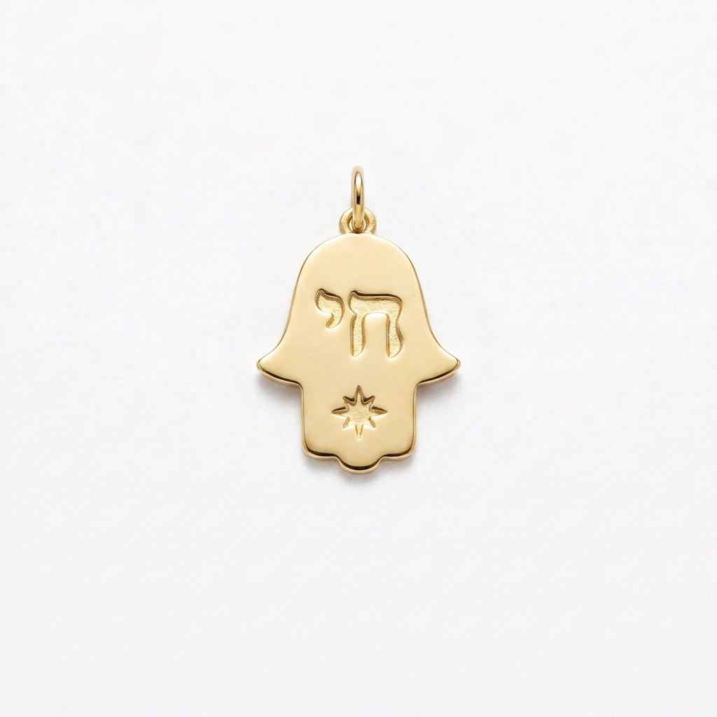 Hamsa Chai Charm