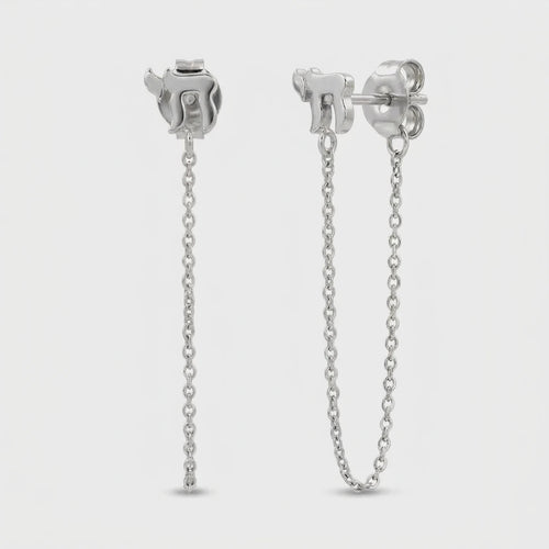 Chai Chain Drop Earrings