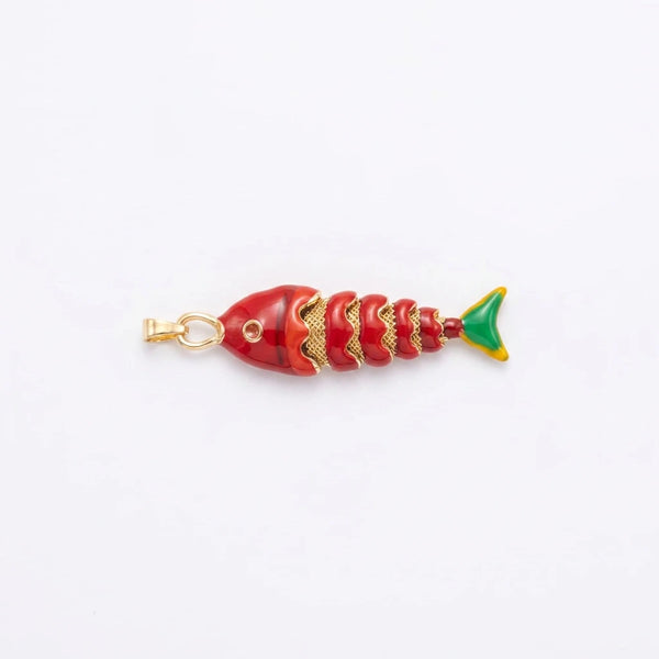 Red Fish Charm