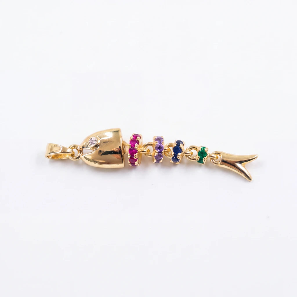 Rainbow Fish Charm