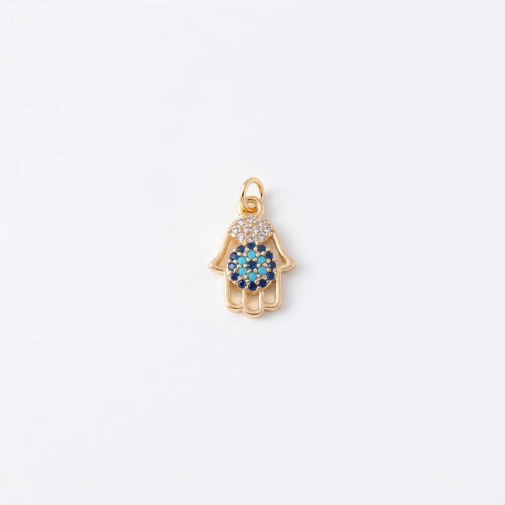 Super Mini Hamsa Evil Eye Charm