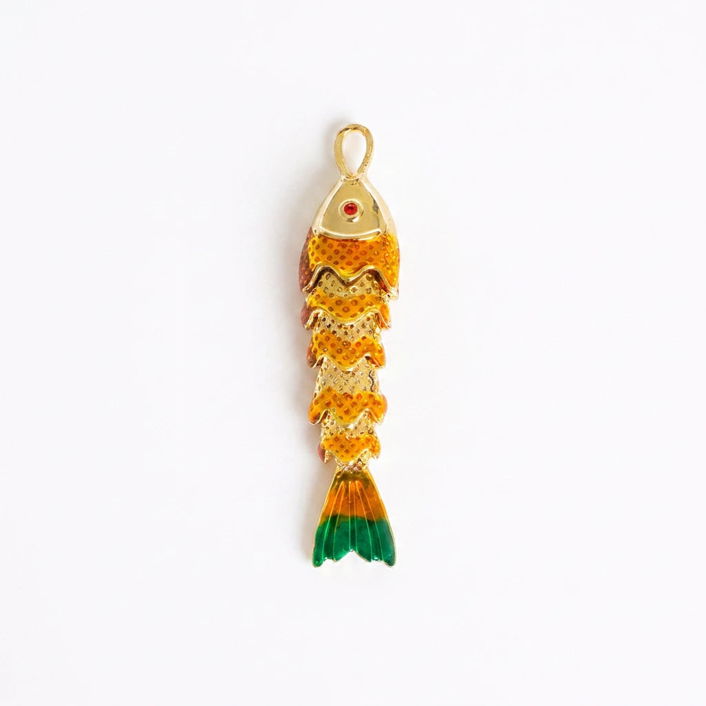 Colorful fish charm