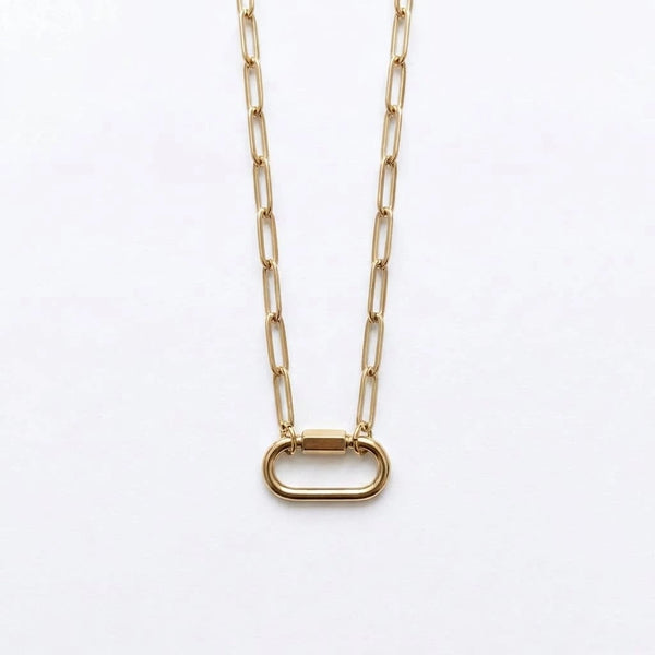 The Carabiner Chain necklace by Shukstack