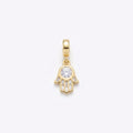Crystal Mini Hamsa Charm