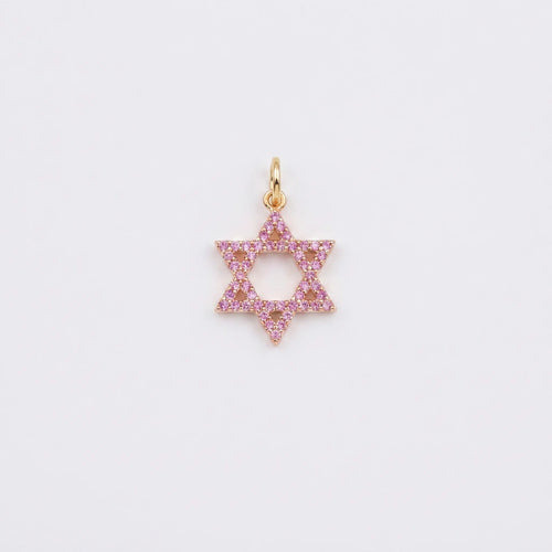 Blush Magen David Charm