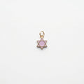 Pink Magen David Charm