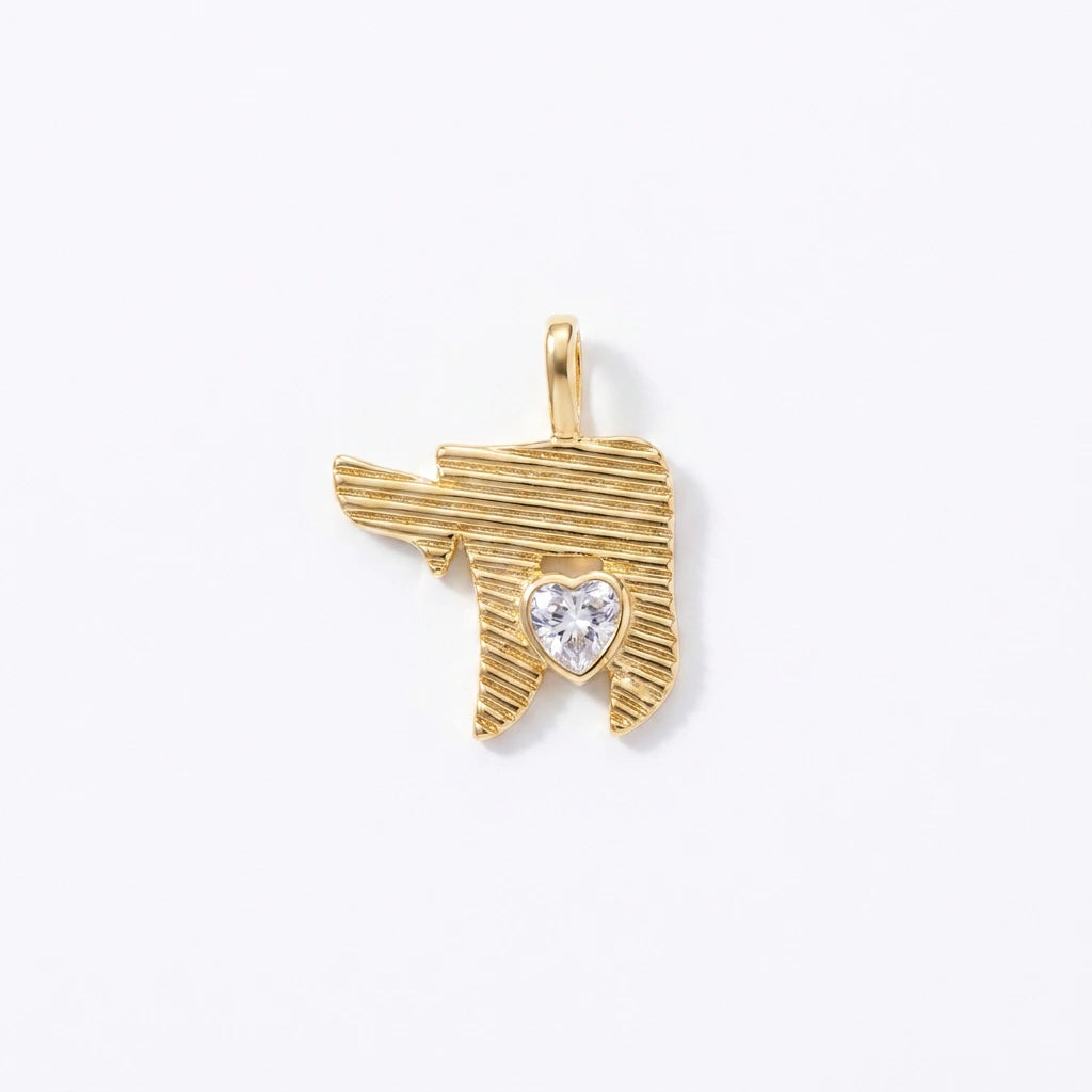 Ahava Chai Charm