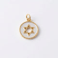Pearl Magen David Charm