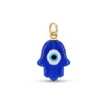 Mini Glass Hamsa Charm