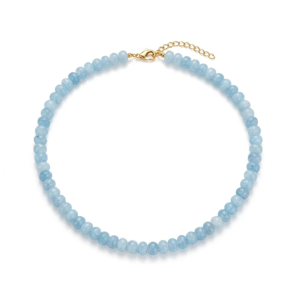 The Azure Beaded Choker