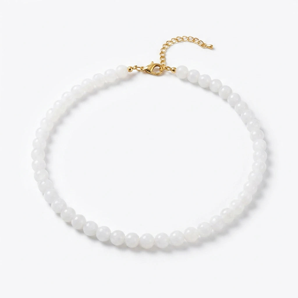 The Azure Beaded Choker