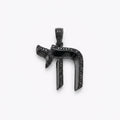 Black Pave Chai Charm