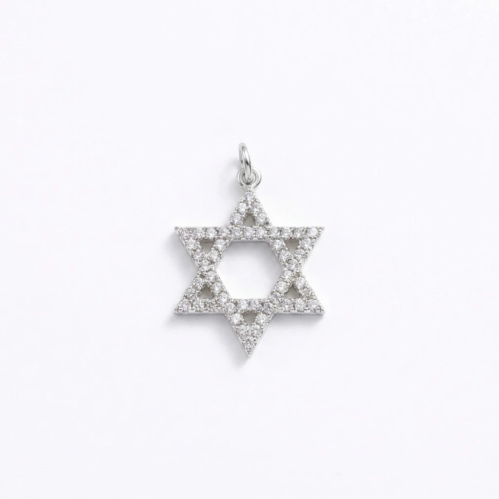 Blush Magen David Charm